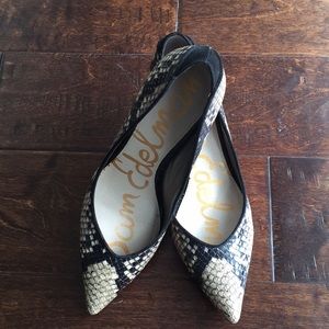 Sam Edelman Snakeskin Heels